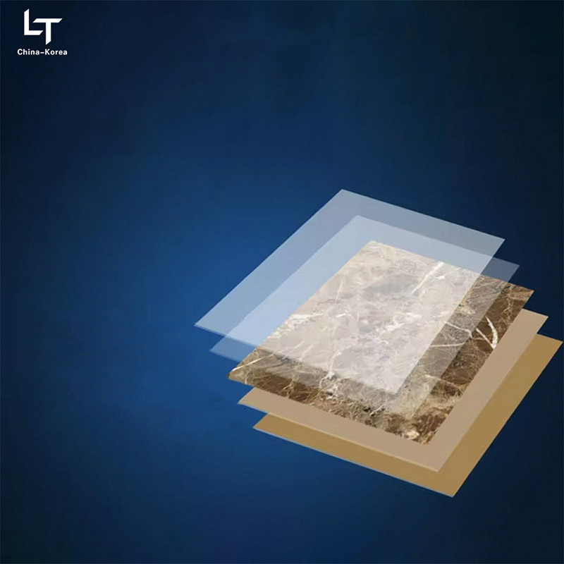 Vodotěsná 1220×2440 mm 3mm PVC UV deska pro interiér Dekorace nástěnného panelu s vysokým leskem pro dekoraci domácí kanceláře