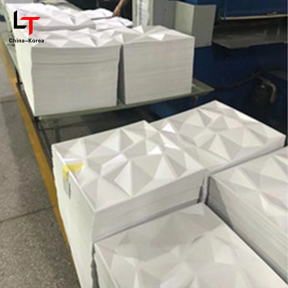 Moderní 3D PVC nástěnný panel/nálepka interiér vodotěsný matný černý diamantový tvar pro obývací pokoj nástěnná dekorace ložnice vodotěsná