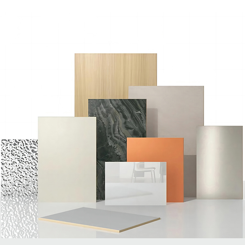 Lehký PVC karbonový křišťálový plech s vysokou hustotou proti poškrábání, tloušťka 5 mm-8 mm, pro komerční hotelové koupelnové dekorace Ohnivzdorný odolný nástěnný panel třídy B1