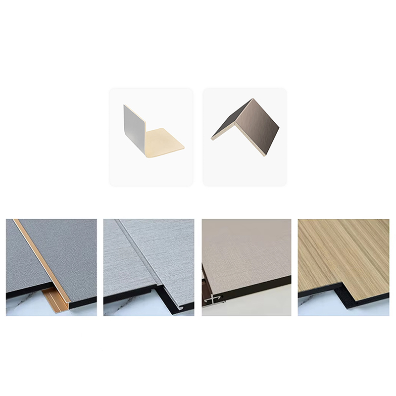 Lehký PVC karbonový křišťálový plech s vysokou hustotou proti poškrábání, tloušťka 5 mm-8 mm, pro komerční hotelové koupelnové dekorace Ohnivzdorný odolný nástěnný panel třídy B1