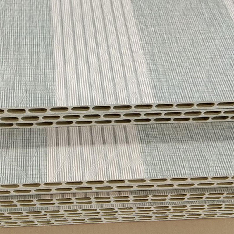 Moderní integrovaný nástěnný panel z bambusových dřevěných vláken PVC pro TV pozadí Pevný balíček nástěnný panel pro interiérový strop pro použití v hotelu