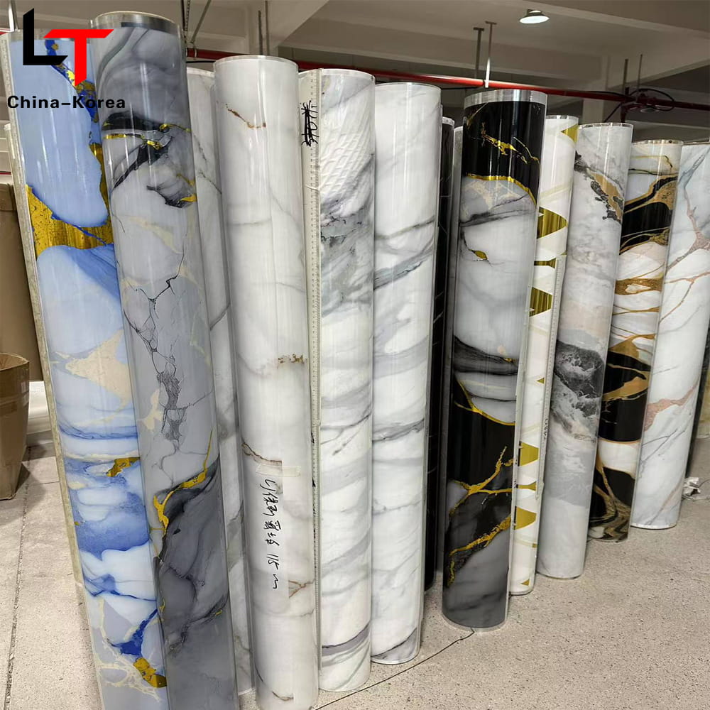 3D 5D tisk Laminace Fólie pro přenos tepla PVC Dekorační fólie na nábytek Fólie pro vakuové lisování pro dveřní stěnový panel WPC UV deska