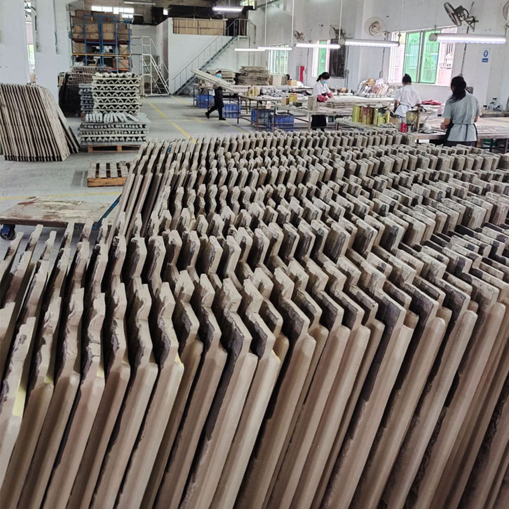 60*30cm Dekorativní dýha Dekor Umělý polyuretanový Pu Stone Nástěnný panel Umělý kámen pro domácnost