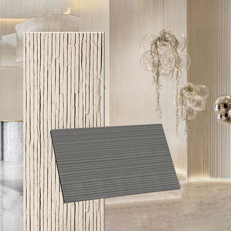 Moderní design Ohnivzdorné lehké stěnové panely Nový materiál Obklad z měkkého kamene Flexibilní dlaždice MCM Lineární kamenné obklady stěn