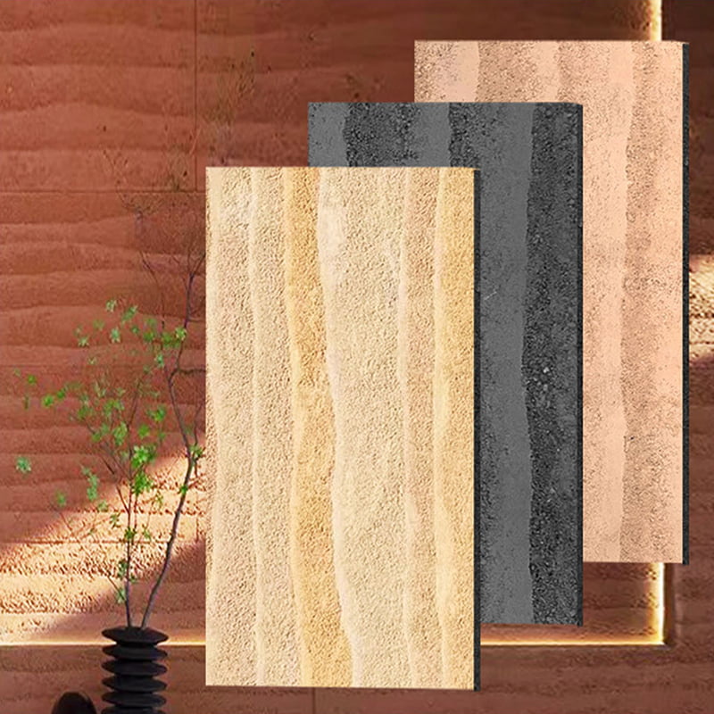 Moderní design Ohnivzdorné lehké stěnové panely Nový materiál Obklad z měkkého kamene Flexibilní dlaždice MCM Lineární kamenné obklady stěn