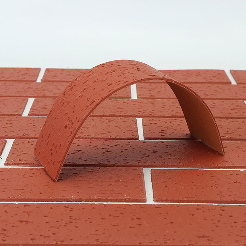 Moderní design Ohnivzdorné lehké stěnové panely Nový materiál Obklad z měkkého kamene Flexibilní dlaždice MCM Lineární kamenné obklady stěn